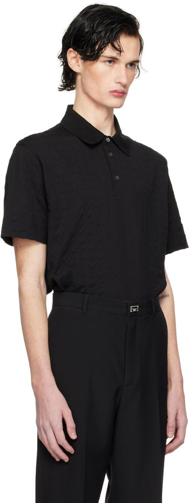 Polo tričko Givenchy Classic Fit Embroidered Polo Čierna | BM71KR3YPA001, 1