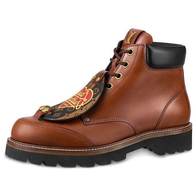 Tenisky a topánky Louis Vuitton x Nigo Ankle Boots Hnedá | 1A9ID0