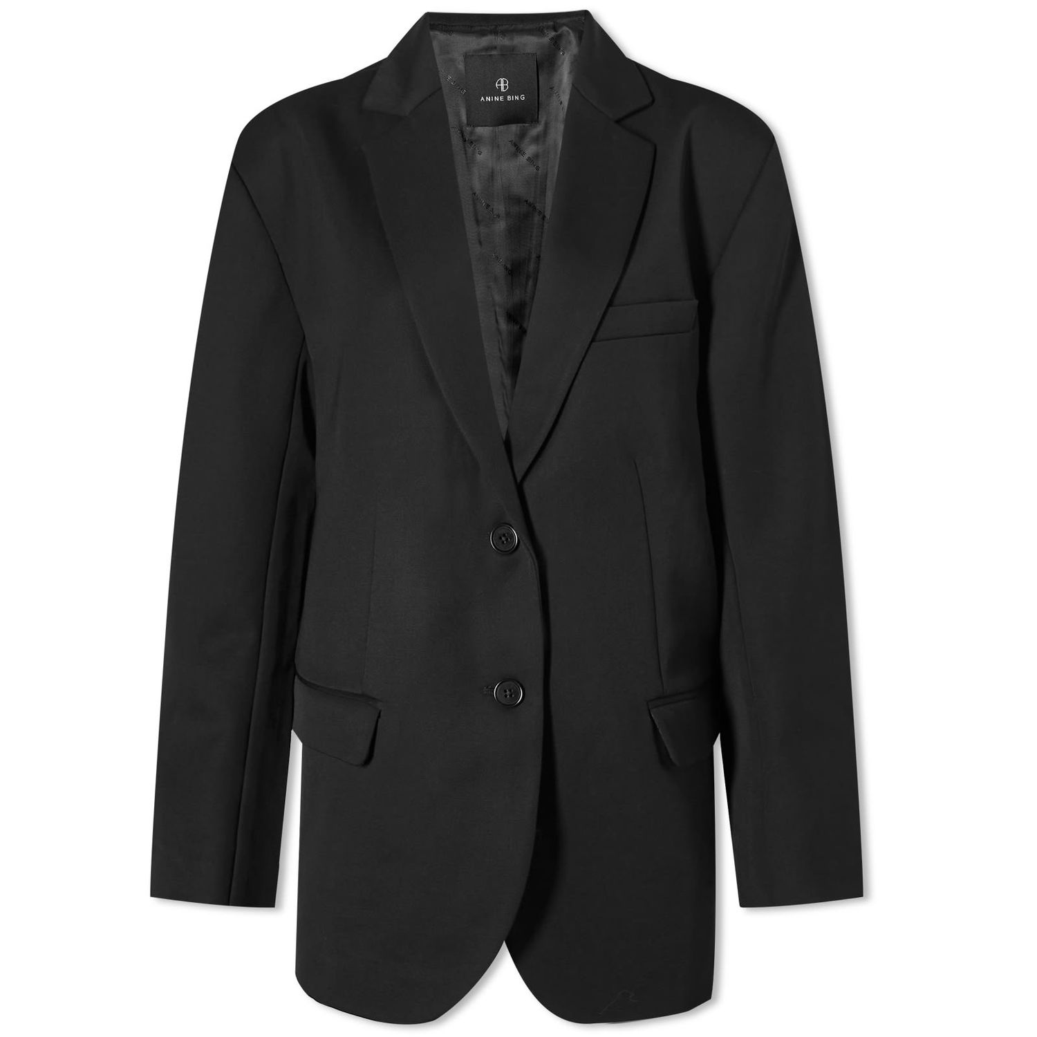 Bunda Anine Bing Quinn Blazer Jacket Čierna | A-01-7073-001, 0