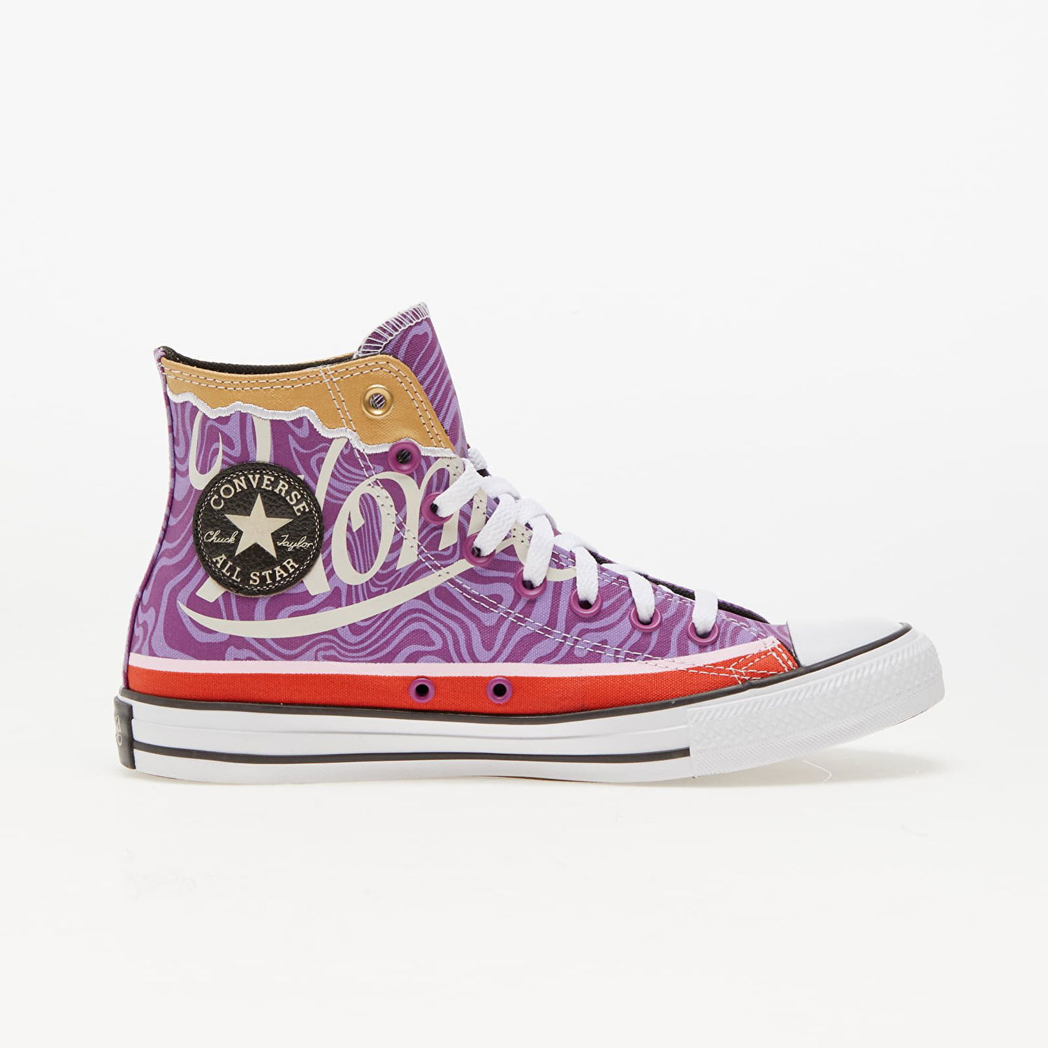 Tenisky a topánky Converse Wonka x Chuck Taylor All Star "Swirl" Ružová | A08154C, 1