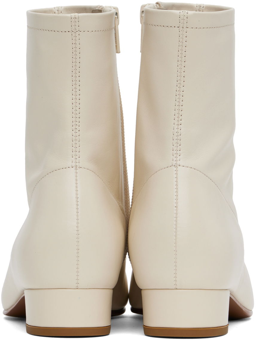 Oblečenie BY FAR BY FAR Este Ankle Boots Biela | 16605-07-EBWHTL, 1