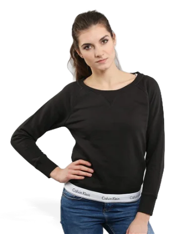 CALVIN KLEIN Top Sweatshirt Long Sleeve QS5718E-001