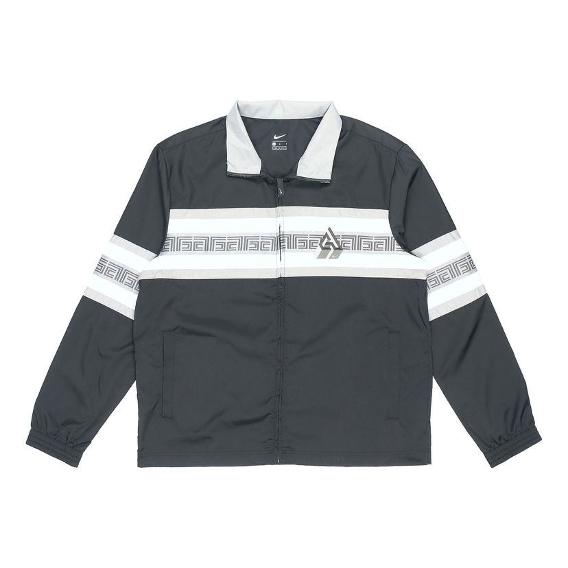 Vetrovka Nike Giannis Alphabet Zip-Up Long Sleeve Jacket Čierna | CK6246-010