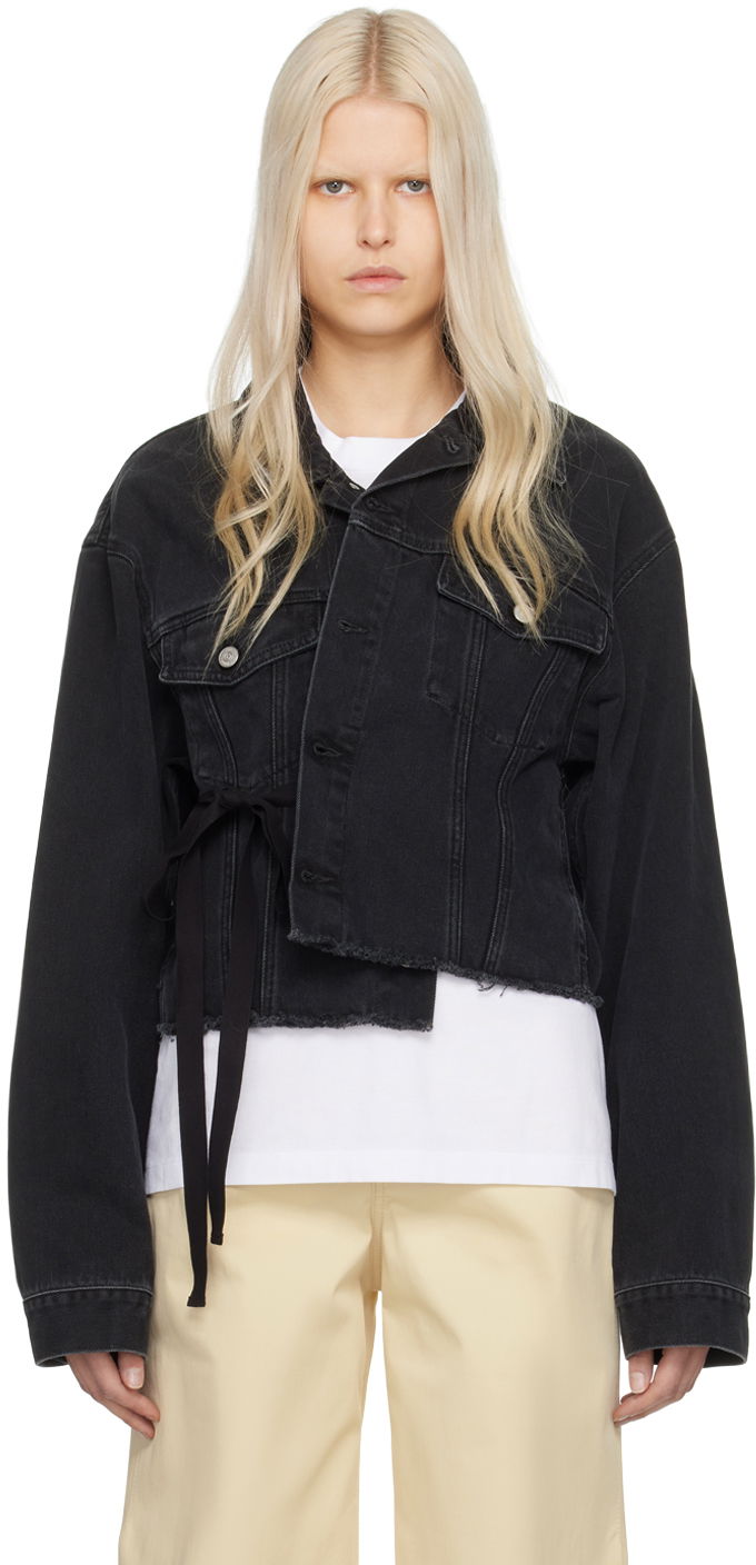 Bunda Maison Margiela MM6 Faded Denim Jacket Čierna | S52AM0285 S30743, 0