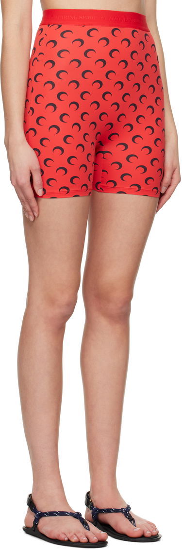 Šortky Marine Serre Marine Serre Moon Jersey Sport Shorts Červená | WSH007A CJER0001, 1