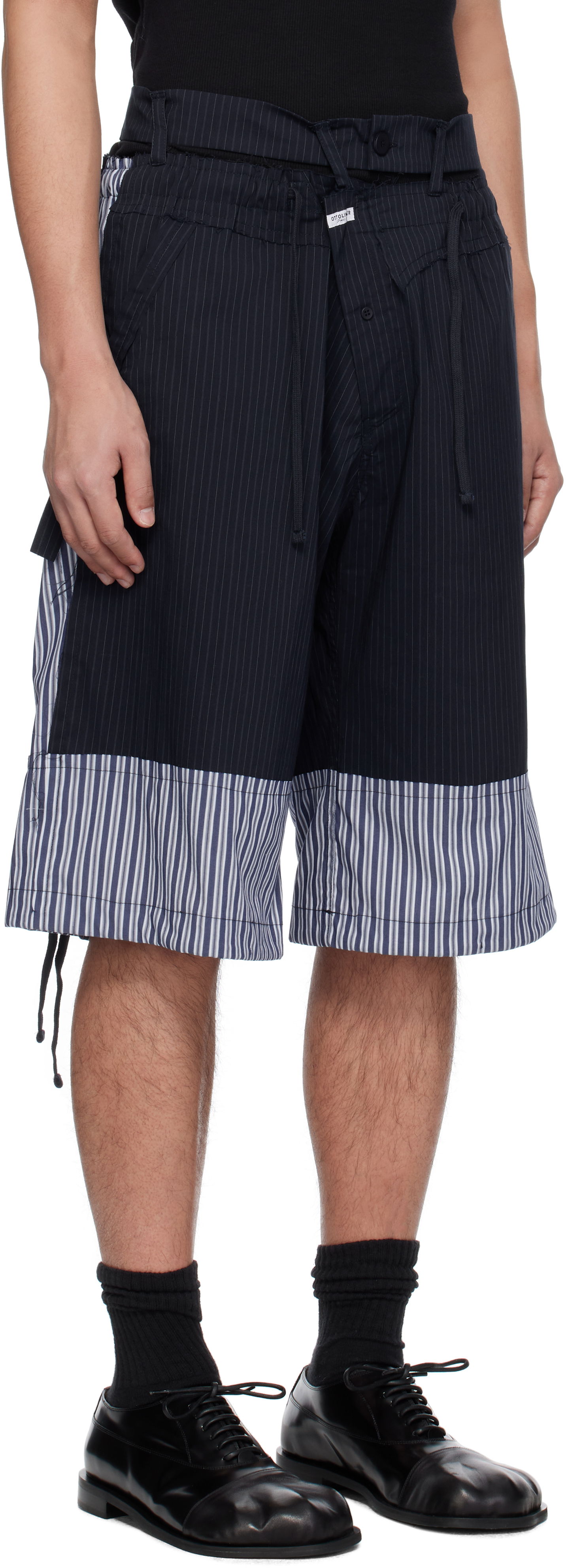 Šortky Ottolinger Ottolinger Baggy Cargo Shorts Navy | 106-200206-02, 1