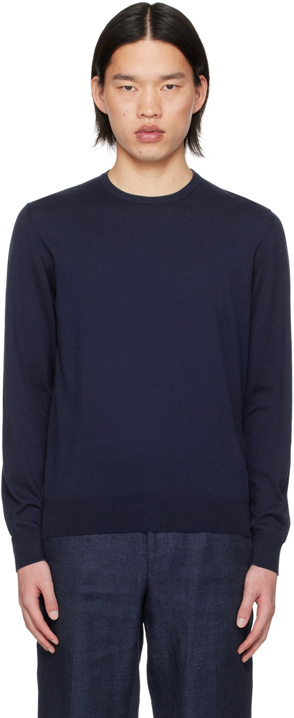 Crewneck Wool-Cashmere Sweater