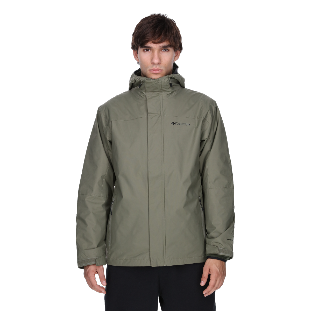 Vetrovka Columbia Tunnel Falls™ II Interchange Hooded Jacket Zelené | 2096921397, 0
