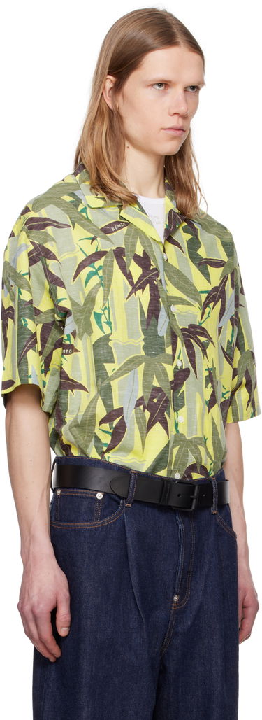 Košeľa KENZO Kenzo Paris 'Chiku-Rin Camo' Short Sleeve Shirt Žltá | FF55CH1309P1, 1