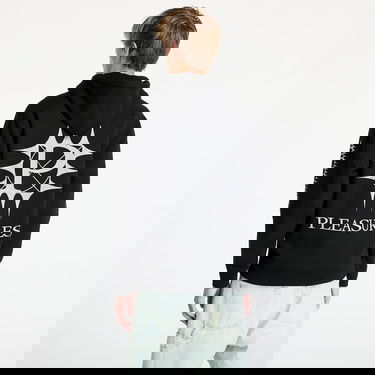 Mikina Pleasures Spike Zip Hoodie Black Čierna | P24F102 BLACK, 3