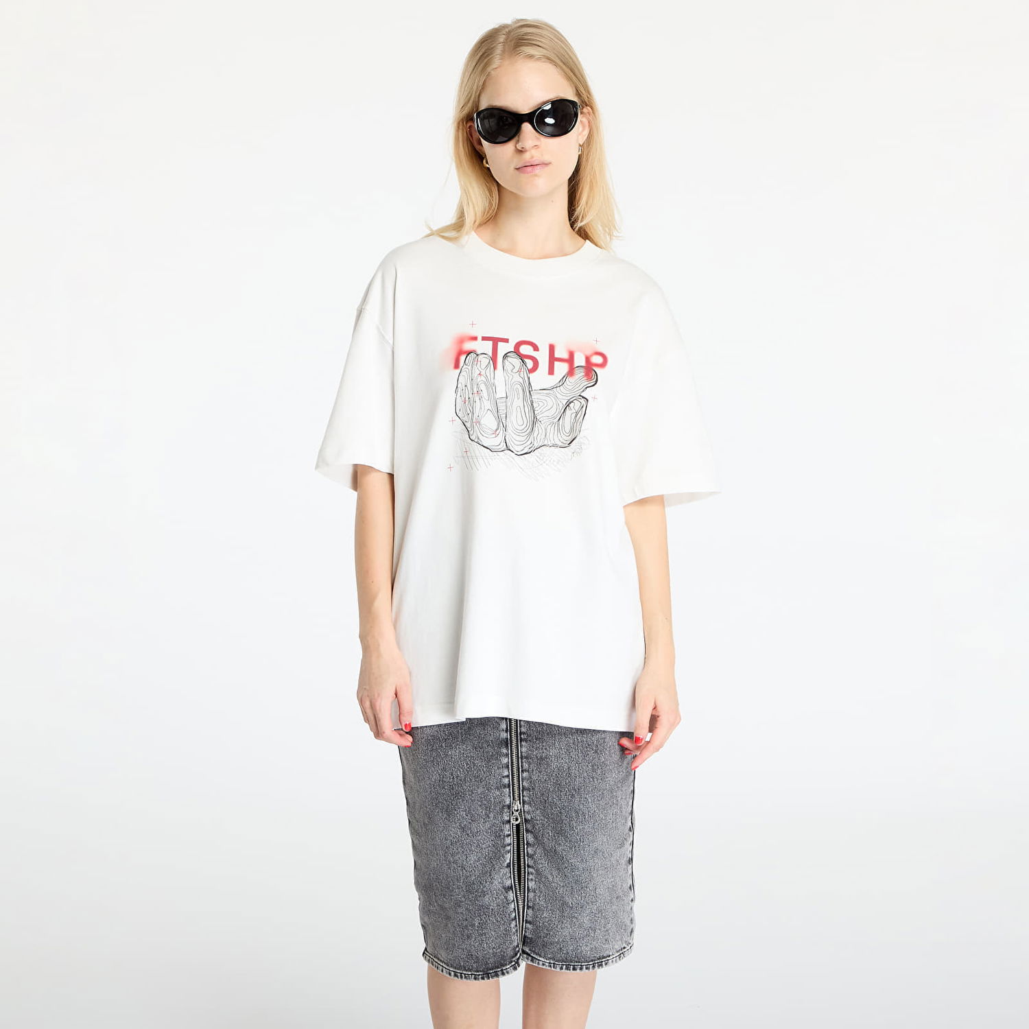 Tričko Footshop FTSHP Handful T-Shirt UNISEX White XS Biela | FTSHP_424, 1