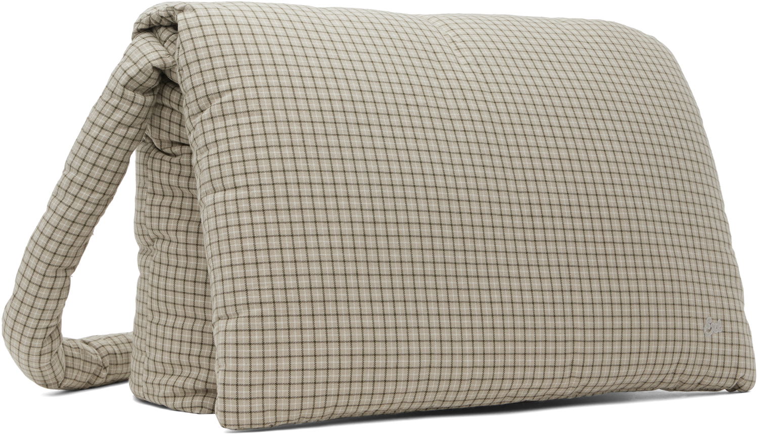 Taška cez rameno ERL ERL Plaid Messenger Bag Béžová | ERL09K031, 1
