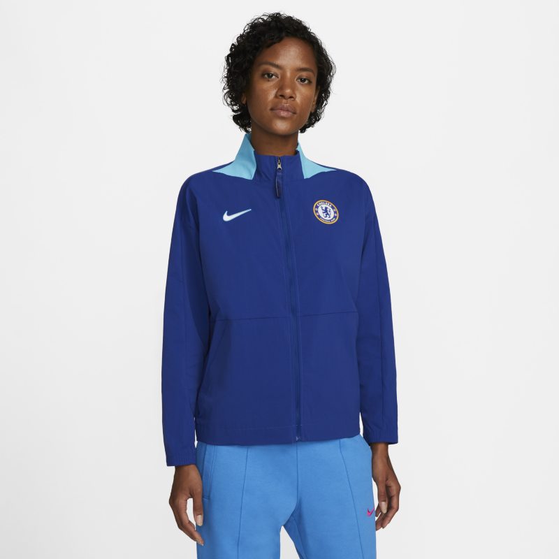 Bunda Nike Chelsea F.C. Dri-FIT Football Jacket Modrá | DJ9712-495, 0