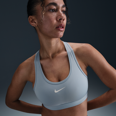 Podprsenka Nike Nike Swoosh Medium-Support Padded Sports Bra Modrá | DX6821-441, 4