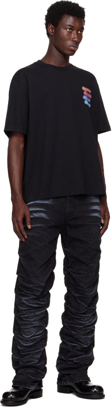 Džínsy We11done We11done Textured Fold Jeans Čierna | WD-DP2-25-356-M-BK, 3