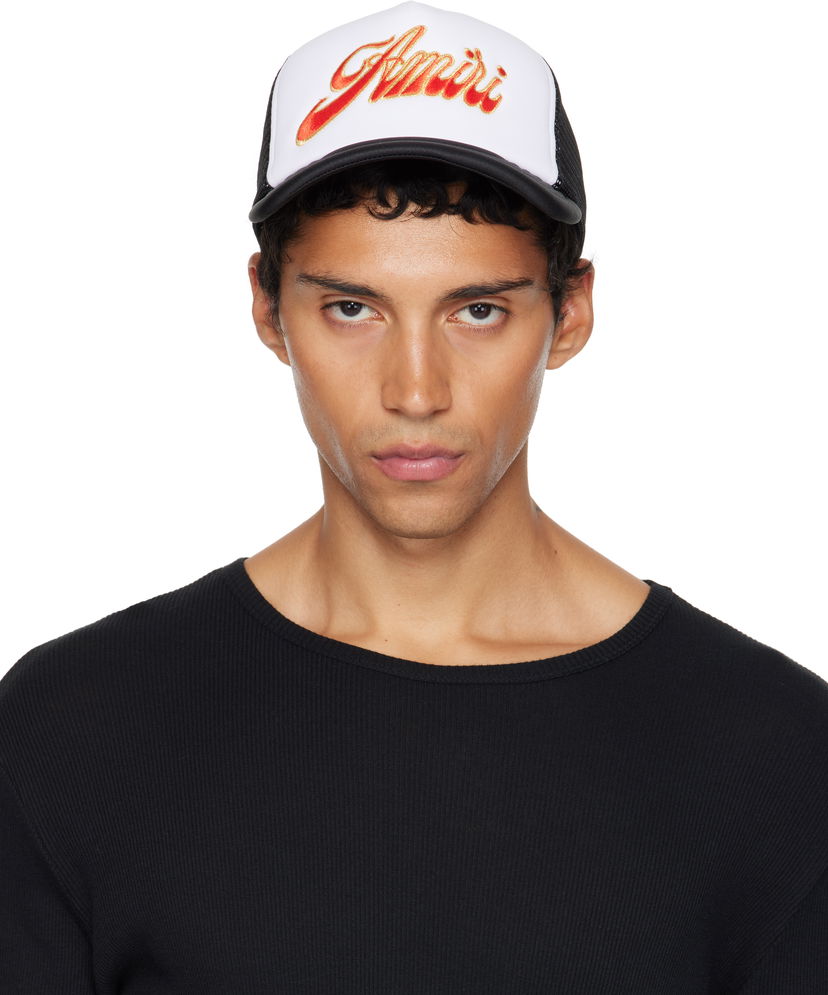 Šiltovka AMIRI AMIRI Groovy Trucker Cap Biela | AMHATR1041