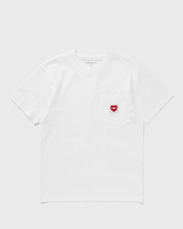Tričko Carhartt WIP Short Sleeve Pocket Heart T-Shirt Biela | I032180-1WZ.XX, 1