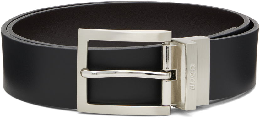 Opasok BOSS HUGO Reversible Leather Belt Čierna | 50497462