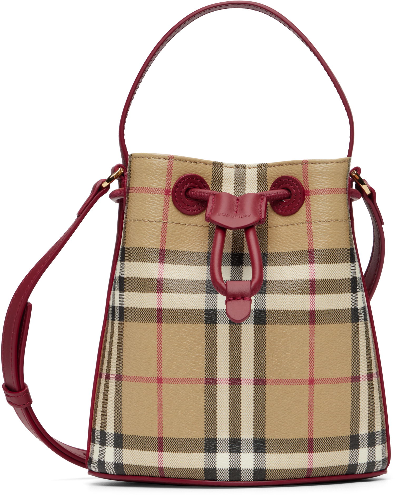 Kabelka Burberry Mini Check Bucket Bag Rôznofarebný | 8116284, 0