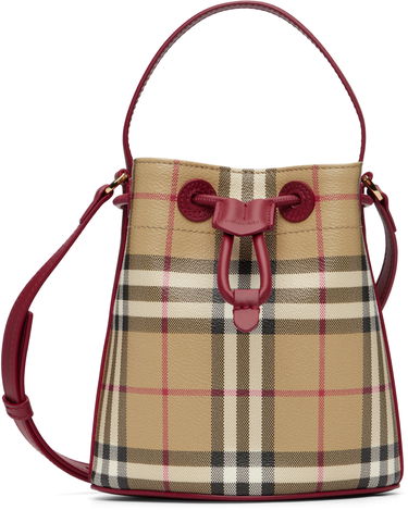 Kabelka Burberry Mini Check Bucket Bag Rôznofarebný | 8116284, 0
