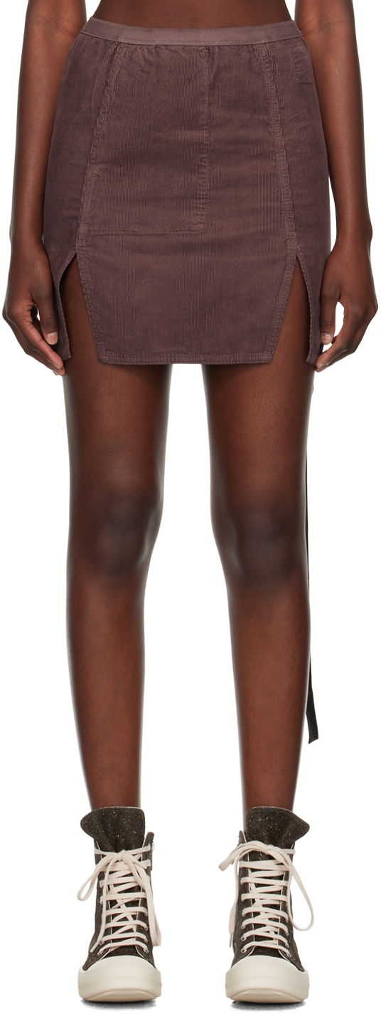 Sukňa Rick Owens DRKSHDW Lido Miniskirt Fialová | DS02C5343 MC, 0