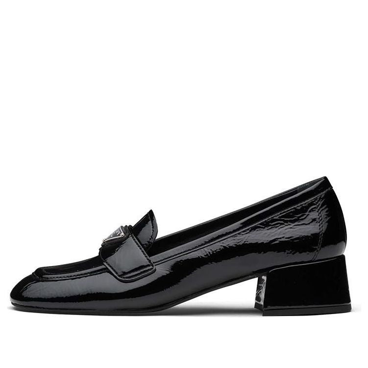 Tenisky a topánky Prada Triangle Logo Patent Leather Loafers Čierna | 1D583M_H27_F0002_F_035