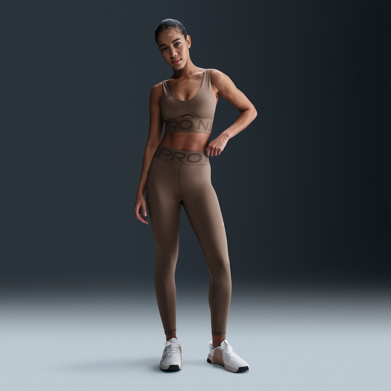 Legíny Nike Pro Sculpt High-Waisted Leggings Hnedá | FV7382-233, 0