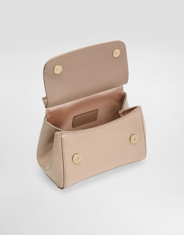 Kabelka Dolce & Gabbana Dolce & Gabbana Mini Sicily Patent Calfskin Bag Béžová | EB0003A106780412, 3
