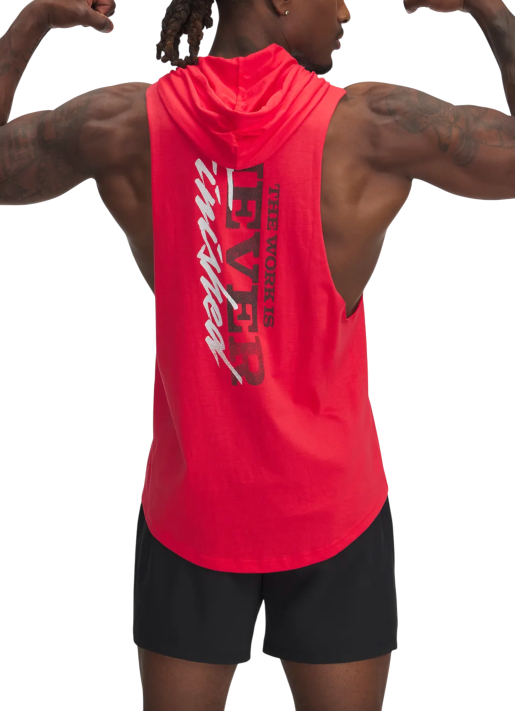 Tielko Under Armour Project Rock Sleeveless Hoodie Červená | 1389947-989, 1