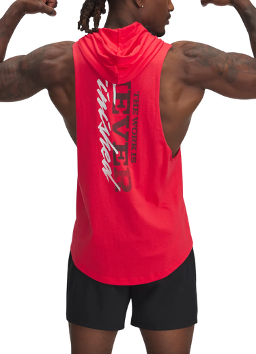 Tielko Under Armour Project Rock Sleeveless Hoodie Červená | 1389947-989, 1
