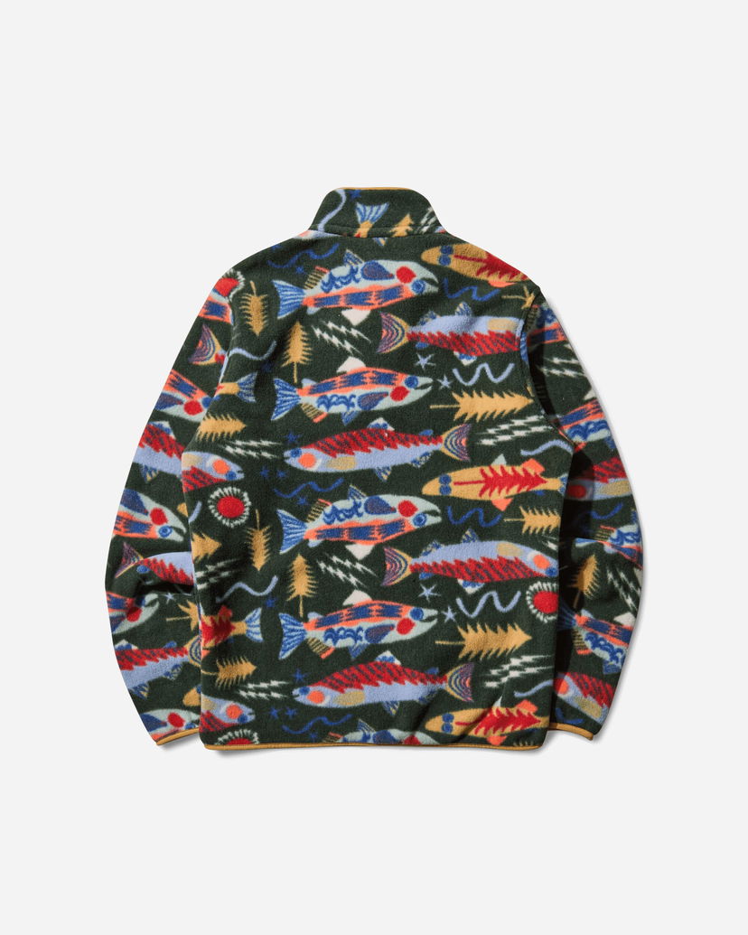 Sveter Patagonia Lightweight Synchilla Snap-T Fleece Pullover Zelené | 25551 SEOG