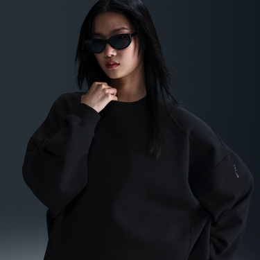 Mikina Nike 24.7 Impossibly Soft Dri-FIT Crewneck Sweatshirt Čierna | HQ8193-010, 4