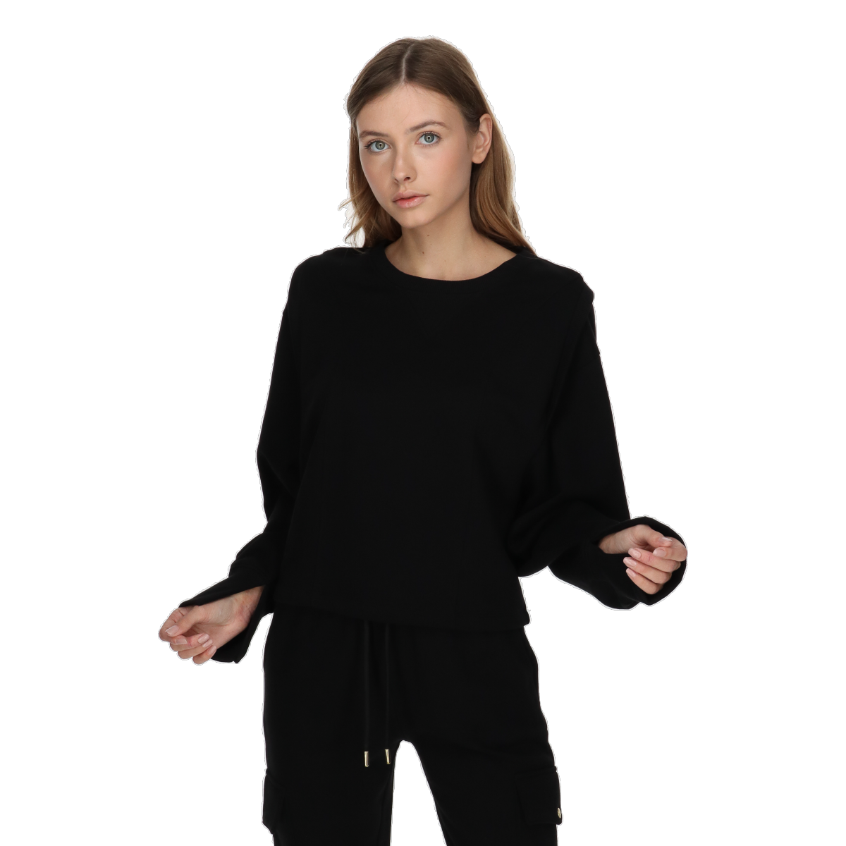 Mikina Ellesse Relaxed Fit Crewneck Sweatshirt Čierna | ELA231F608-01, 0