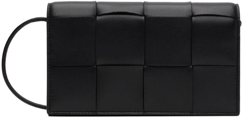 Kabelka Bottega Veneta Wallet On Strap Bag Čierna | 715579 VCQC4, 0