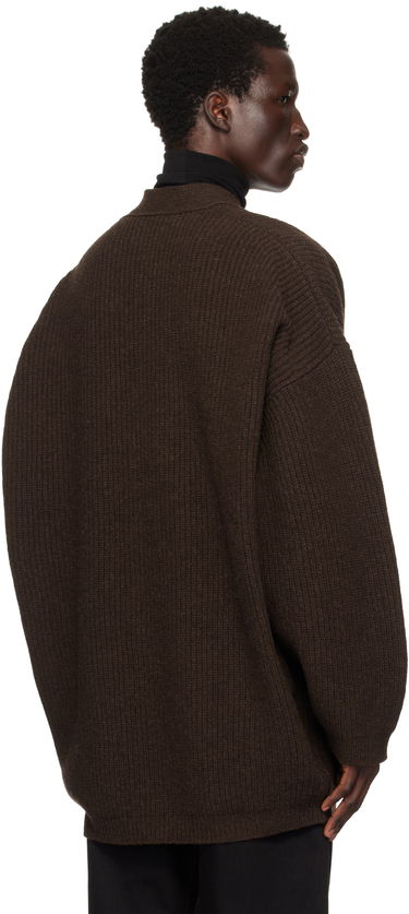 Sveter LEMAIRE Felted Cardi Cardigan Hnedá | CO1077 LK1027, 2