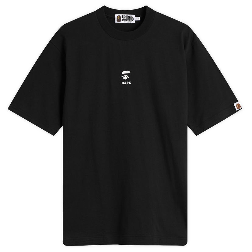 Tričko BAPE Ape Face Shrunk T-Shirt Čierna | 001CSL801309M-BLK
