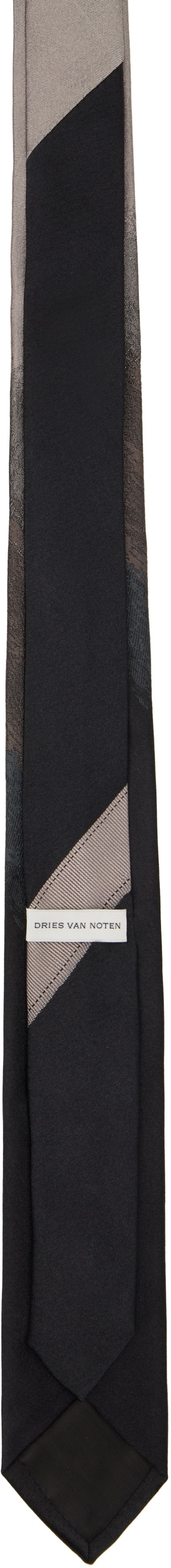 Opasok Dries Van Noten Dries Van Noten Silk Tie Čierna | 251-021600-1900, 1