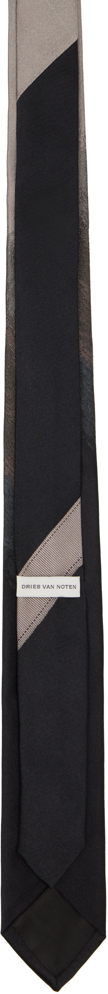 Opasok Dries Van Noten Dries Van Noten Silk Tie Čierna | 251-021600-1900, 1