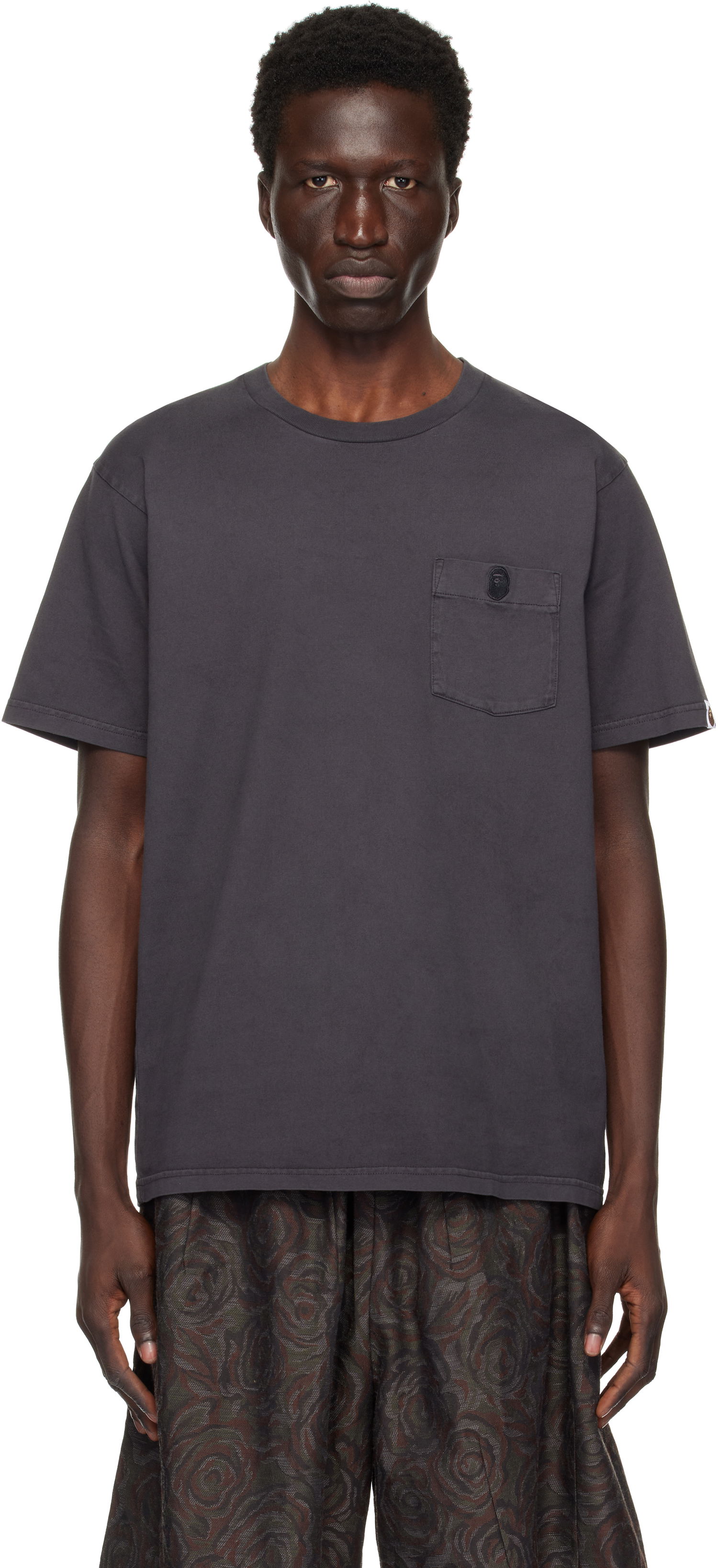 Tričko BAPE Garment Dye Pocket T-Shirt Šedá | 001CSK801004M, 0