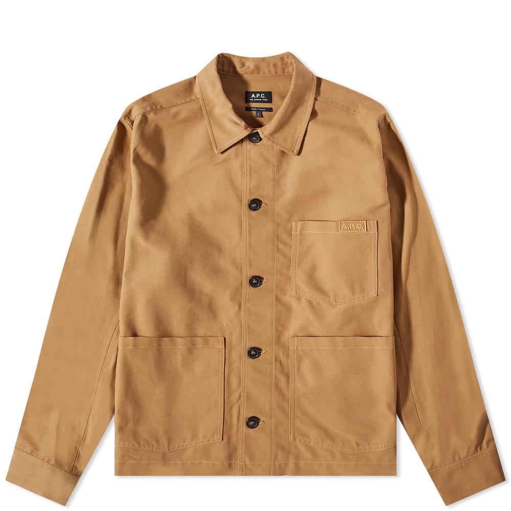 Bunda A.P.C. Chico Logo Chore Jacket Béžová | COGBJ-H02800-CAF, 0