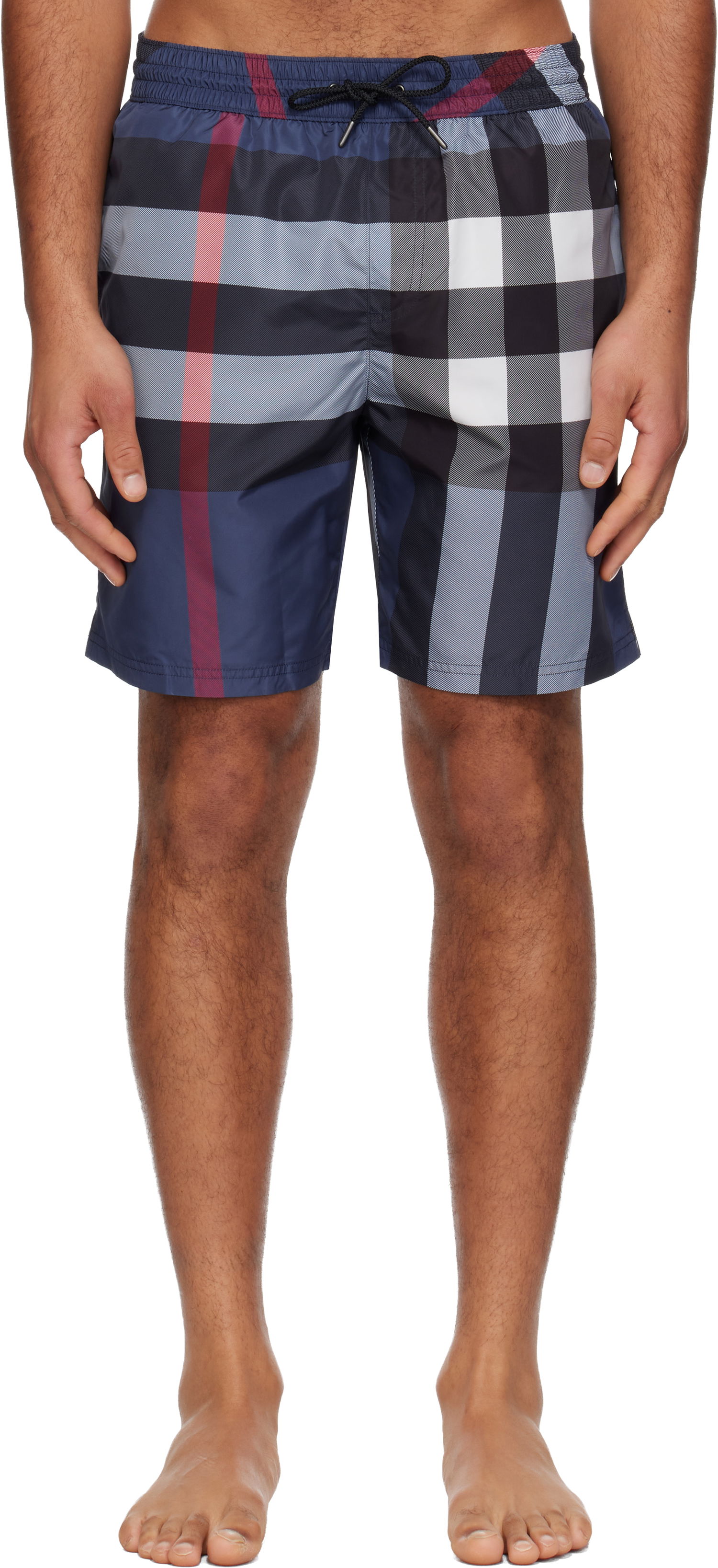 Plavky Burberry Check Swim Shorts Rôznofarebný | 8113847, 0