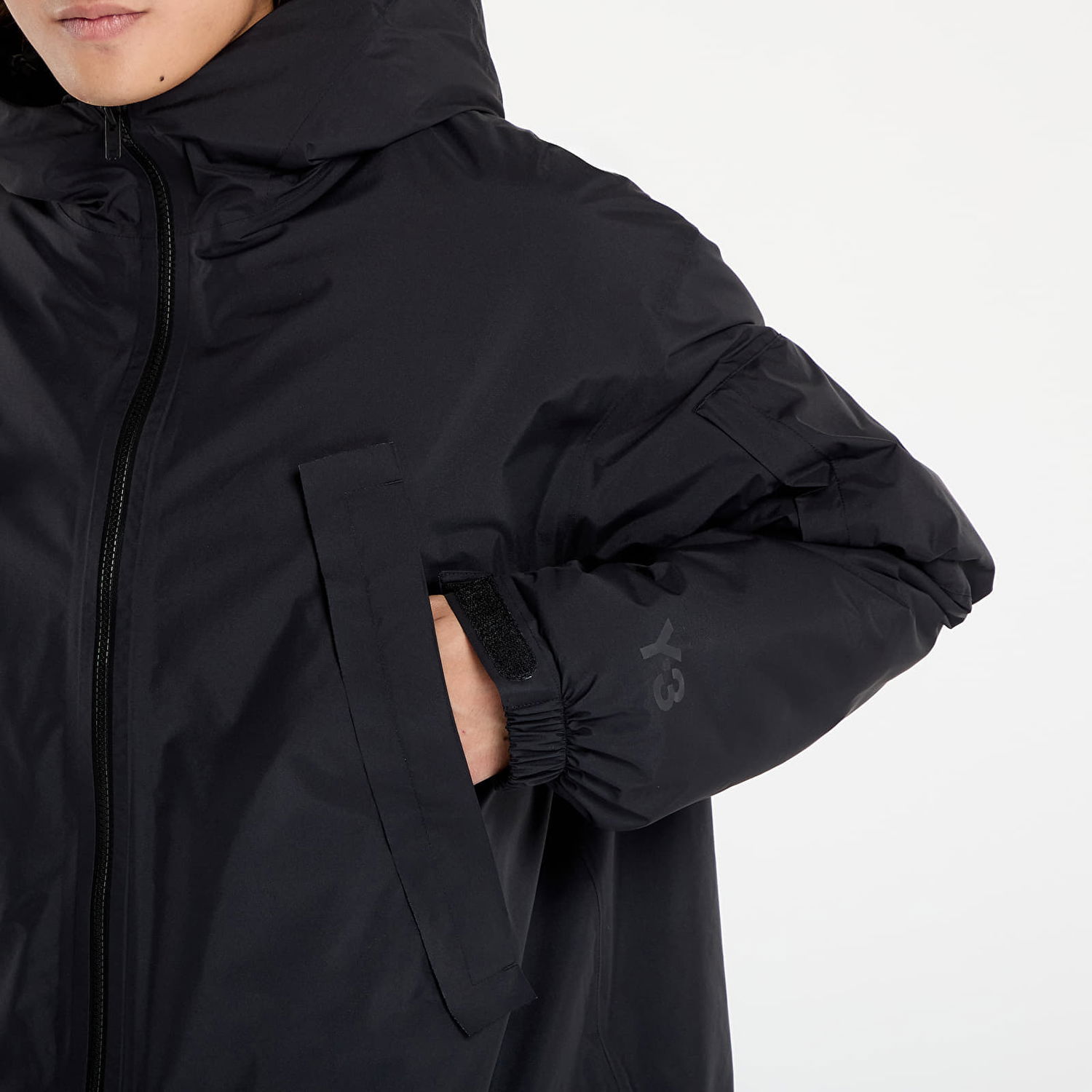 Bunda Y-3 Y-3 Graphic Hooded Jacket Čierna | JW4619, 1