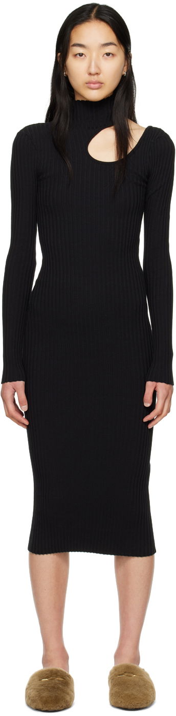 Šaty Anine Bing Anine Bing Victoria Midi Cutout Dress Čierna | A-02-0340-000, 0