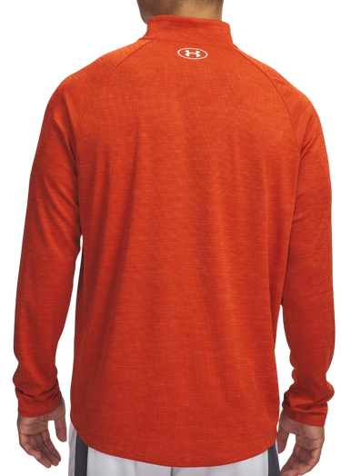 Mikina Under Armour UA Tech Textured 1/2 Zip Top Oranžová | 1382797-844, 1