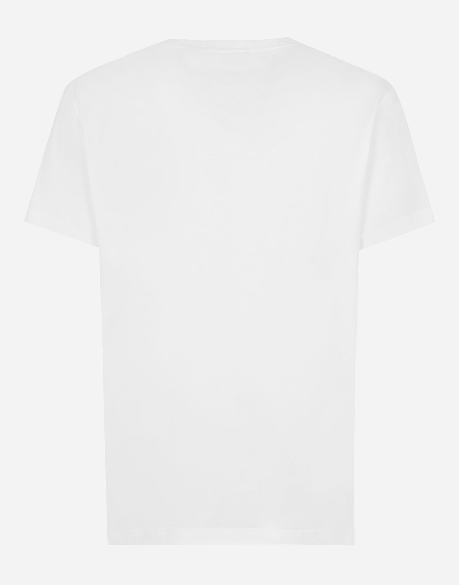 Tričko Dolce & Gabbana Short-sleeved T-shirt With Dg Embroidery Biela | G8RN8ZG7M8XW0800, 1