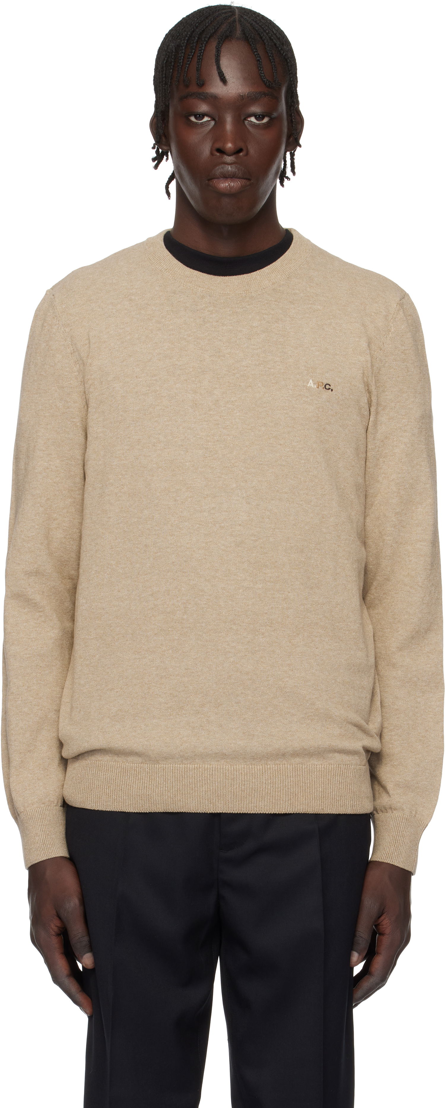 Sveter A.P.C. Louis Knit Sweater Béžová | COEZJ-H23402, 0