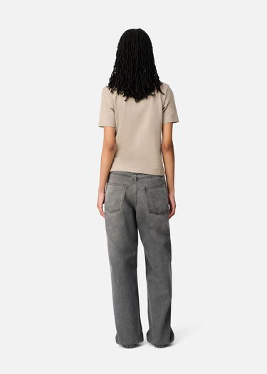 Džínsy AXEL ARIGATO Lidia Straight Jeans Šedá | A3801003, 3