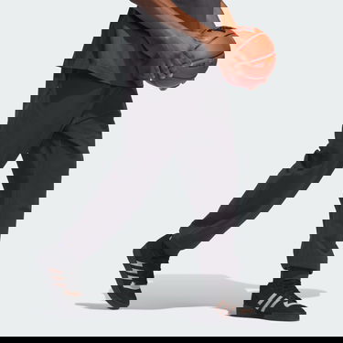 Nohavice a džínsy adidas Performance Basketball Brushed Čierna | IT2474, 3