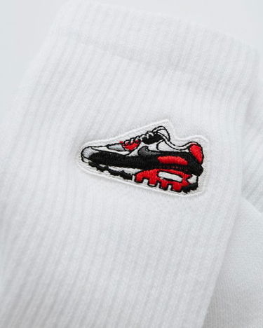 Ponožky Nike Everyday Cushioned Crew Socks with Air Max 90 Patch Biela | IB4150-100, 3