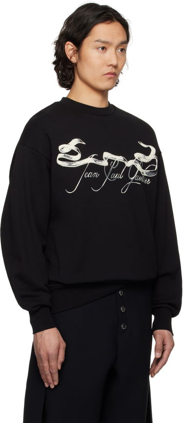 Mikina Jean Paul Gaultier Jean Paul Gaultier Tattoo Ruban Sweatshirt Čierna | 25/34-F-SW052I-J091-0005, 1